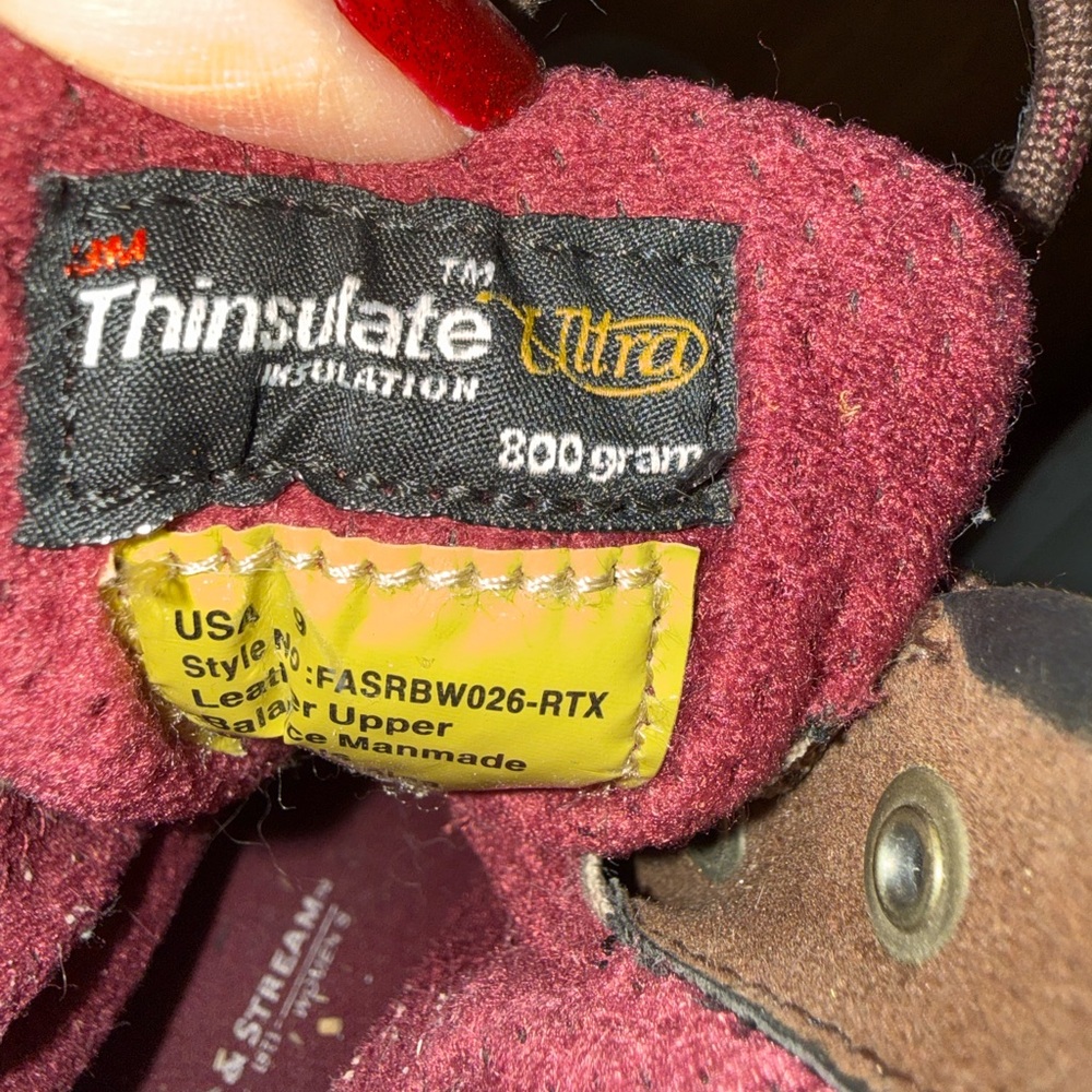Field & Stream Women's Winter Hiking Boots Size 9 - Picture 13 of 13